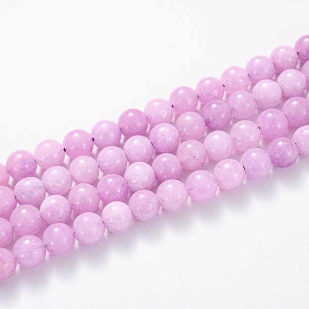 Cuenta de piedra Natural, ágatas de ojo de tigre, amazonita, Jades, piedra lunar, cuarzo, cuentas de Lava para fabricación de joyería, accesorios de pulsera DIY Deng Xun unisex
