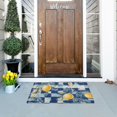 thumbnail image 5 of Yayeee Doormat for Indoor Entrance 32" x 20" Non Slippery Floor Rug, Retro Plaid Lemon, 5 of 8