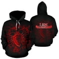 thumbnail image 2 of Sudadera con capucha con estampado 3D de la bandera de Albania para hombre, sudadera con capucha y chándal, ropa deportiva para hombre, 2 of 5
