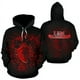 thumbnail image 2 of Sudadera con capucha con estampado 3D de la bandera de Albania para hombre, sudadera con capucha y chándal, ropa deportiva para hombre, 2 of 5