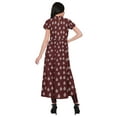 thumbnail image 3 of Moomaya Printed Indian Top Long Kurti Dress Cotton Tunic Dresses For Women, 3 of 5