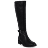 Gentle Souls BLACK LEATHER Women's Brinley Buckled Riding Boots, US 10