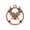 C, variant on Wadada Christmas Snowmen Wood Ornaments, Vintage Christmas Traditional Hanging Decoration Old Style Snowmen Wooden Pendant Ornaments for Xmas Tree, Winter Theme Party Toy Window Fireplace Decor 3.5"