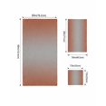 thumbnail image 4 of Dark Orange Grey Ombre Towel Set of 3, Soft Microfiber Bath Towels, Hand Towel, Washcloths, Modern Gradient Abstract Art Quick-Dry Absorbent Towels for Bathroom Kitchen Hotel Beach Gym Spa, 4 of 7