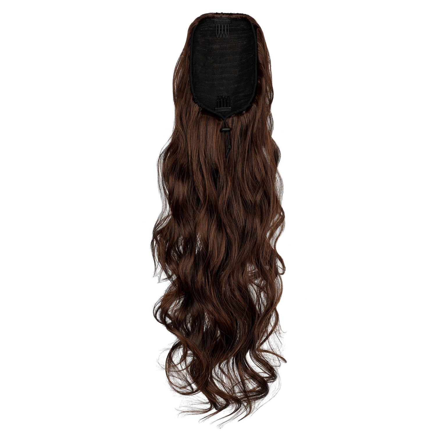 Dulchany 22" Long Wavy Drawstring Ponytail, Women Natural Soft Clip in Ponytail Extension Synthetic Hair Extensions Hairpie