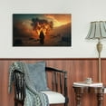 thumbnail image 3 of Christian Wall Art Jesus God Canvas Art Burning Bush Painting For Livingroom Decor Office Bedroom Decoration, 3 of 7