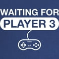 thumbnail image 2 of CafePress - Waiting For Player 3 Maternity T Shirt - Maternity Dark T-Shirt, 2 of 3