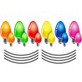 thumbnail image 1 of Imanes de bombilla reflectante de 12 piezas con cables para decoración navideña, 6 colores y magnéticos, protección Uv para coche, nevera, disfraces, 1 of 4