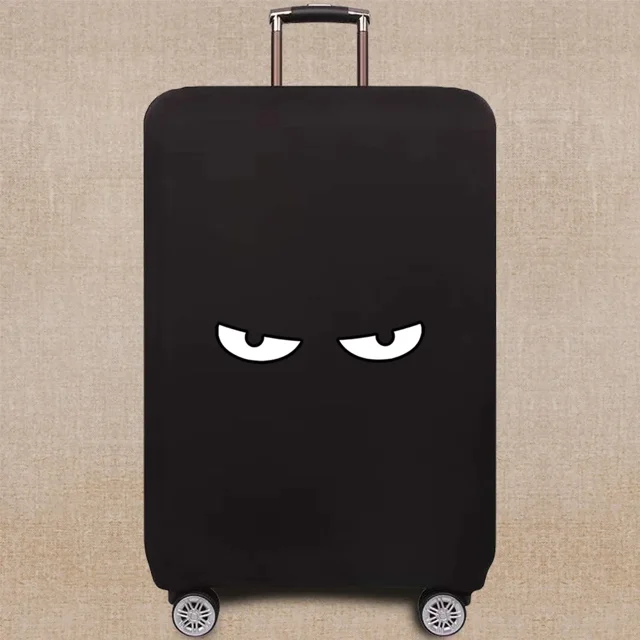 Luggage Cover Suitcase Dust Luggage Protective Cover for 18-32 Inch Chest Pattern Series Trolley Case Elastic Dust Cover 1chest001 S