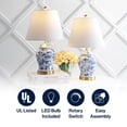 thumbnail image 3 of Lámparas de mesa JONATHAN Y Penelope 22 Chinoiserie Classic Azul/Blanco, 3 of 7