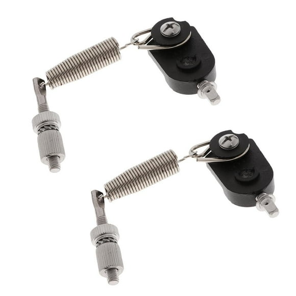 Rodillo de Montaje de Leva de de Conjunto de Tambor de Metal Duradero de 2 Piezas con Tornillo DIY Hugo Leva de resorte del pedal del tambor