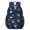 Astronaut and Ufo, variant on Astronaut and Alien Purple Pattern 17" School Backpacks for Teens,Waterproof Oxford Fabric,S-Shape Padded Straps for School,Travel,Hiking,Camping