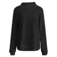 thumbnail image 3 of Women's Sweatshirt Long Sleeve Sweatshirt for Women's Pullover Black Sweatshirts for Women Trendy Winter Clothes for Women Fashion, 3 of 3