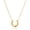 Horseshoe pendant necklace, variant on Women's Horseshoe Pendant Necklace – Equestrian Style, Gold Plated, Stackable, Fashion Necklace