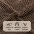 thumbnail image 4 of Modular Sectional Sofa, 111" Deep-Seat Comfy Sectional Couches for Living Room, 3-Seater Couches with 5 Pillows, Tool-Free Assembly (Brown), 4 of 7