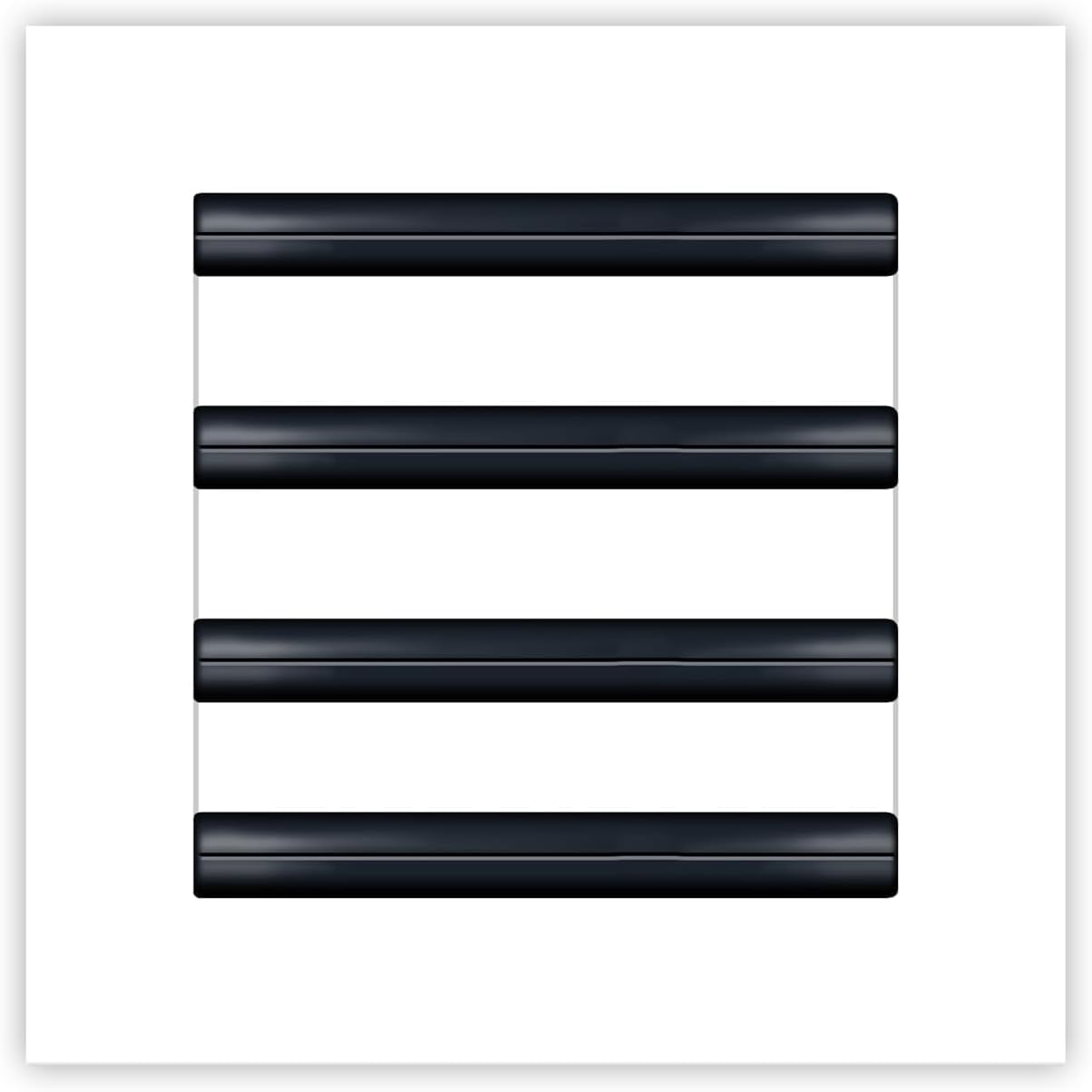 8x8 White Modern AC Vent Cover - Decorative Air Vent - Standard Linear Slot Diffuser - Register Grille for Ceiling Walls & Floors - Texas