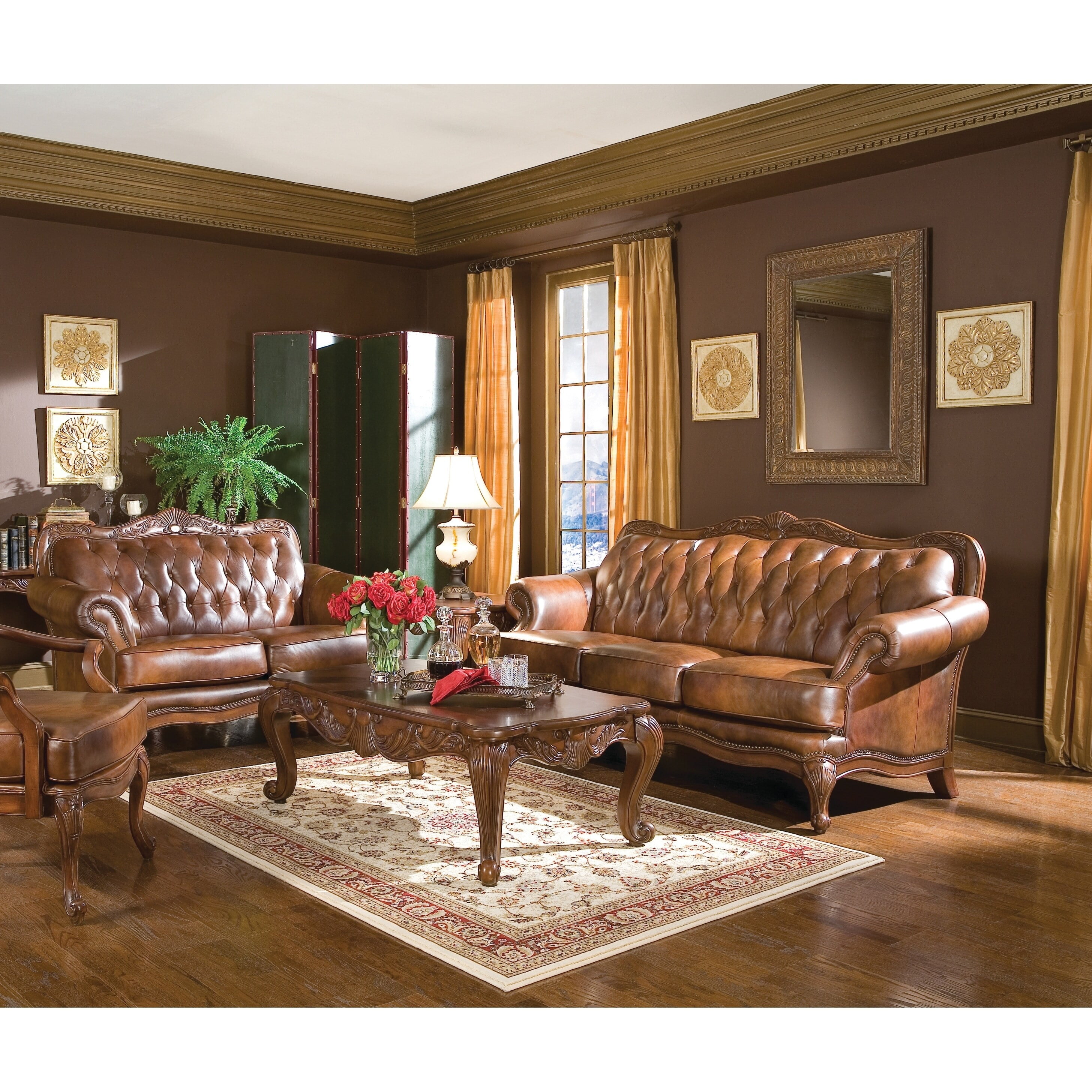 brown leather sofa set brown leather sofa set
