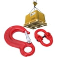 thumbnail image 4 of Swivel Hooks Hoist Hooks, 2T Slip Hooks Heavy Duty Swivel Lifting Hook Safety Hook for Hoist Parts, Lifting Chain Hook with 2 Ring Buckle, 4 of 9