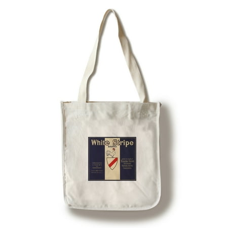 - White Stripe Brand - Fillmore, California - Citrus Crate Label (100% Cotton Tote Bag - Reusable)