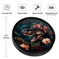 thumbnail image 3 of Dinosaur 9.8 Inch Silent Round Digital Wall Clock - Battery Operated Clocks for Bedroom Living Room Kitchen Bathroom Decoration, 3 of 6