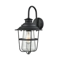 Elk Home 8-Inch Wide Outdoor San Mateo Wall Sconce, Textured Black