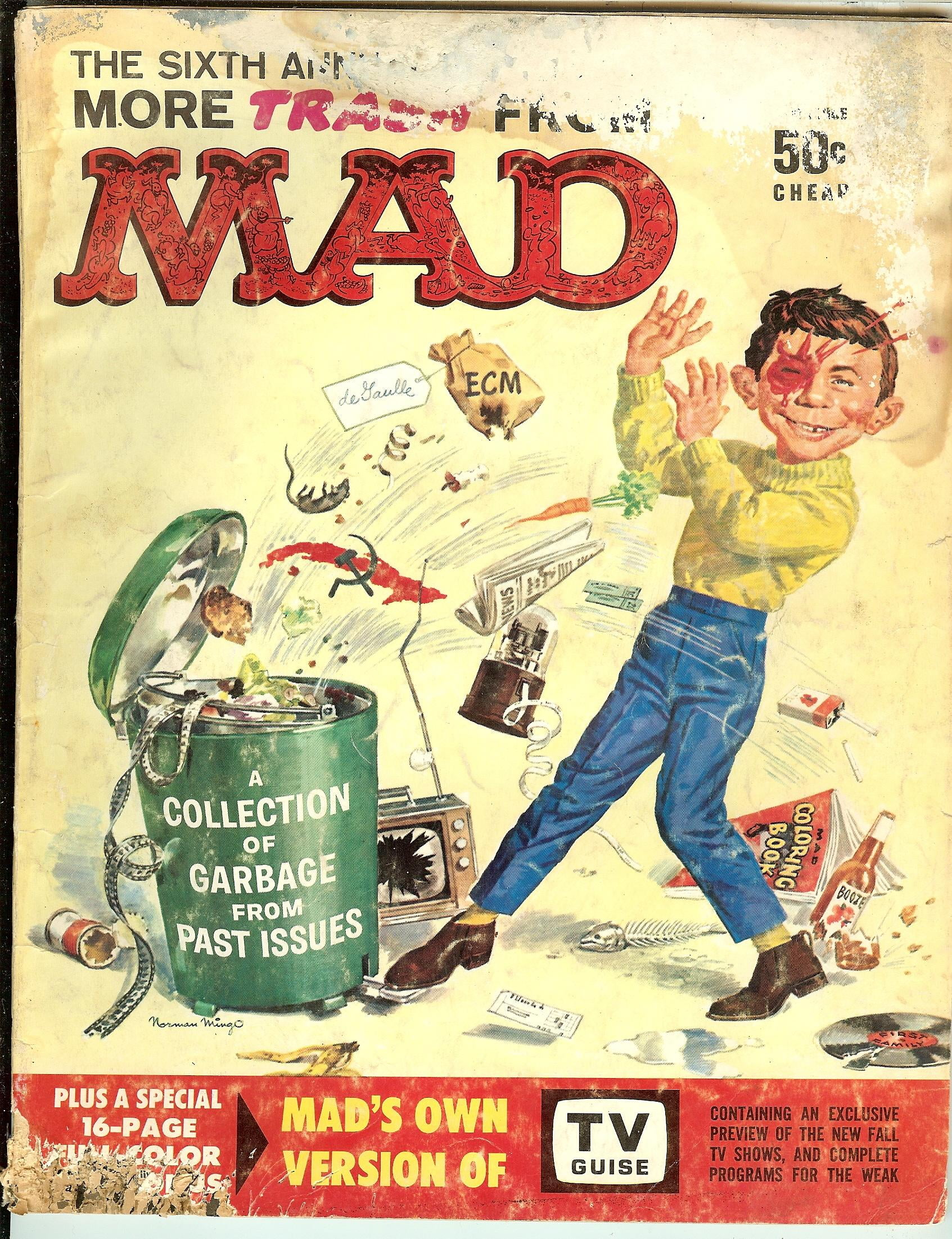 MAD Magazine Annual #6 (POOR Condition - Water Damage)