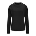thumbnail image 4 of Thermal Base Layer Tops for Womens 2026 Long Sleeve Warm Fleece Lined Undershirt Soft Crew Neck Pullover Shirts, 4 of 9