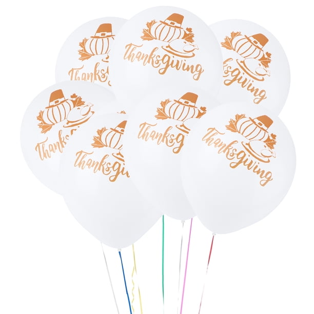 KAKOWELY 100 globos de látex para decoración de fiestas de Acción de Gracias, suministros para festivales.