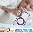 thumbnail image 6 of Magnetic for Samsung Galaxy S21 Case,Clear Slim Love Heart Pattern Cute Luxury Glitter Shiny Sparkle Samsung S21 Phone Case,Soft Shockproof Samsung S21 Case Compatible with MagSafe,Purple, 6 of 14