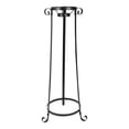 thumbnail image 2 of Northlight 23.75" Black Standing Tower Garden Gazing Ball Outdoor Patio Stand, 2 of 5