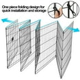 thumbnail image 2 of QRKD Pet Dog Playpen 24/30/36/42/48 Inch Metal Portable Dog Exercise Pen Indoor Outdoor Folding Yard Puppy Dog Fence for Small Medium Large Dogs 8 Panel (30 Inch), 2 of 13