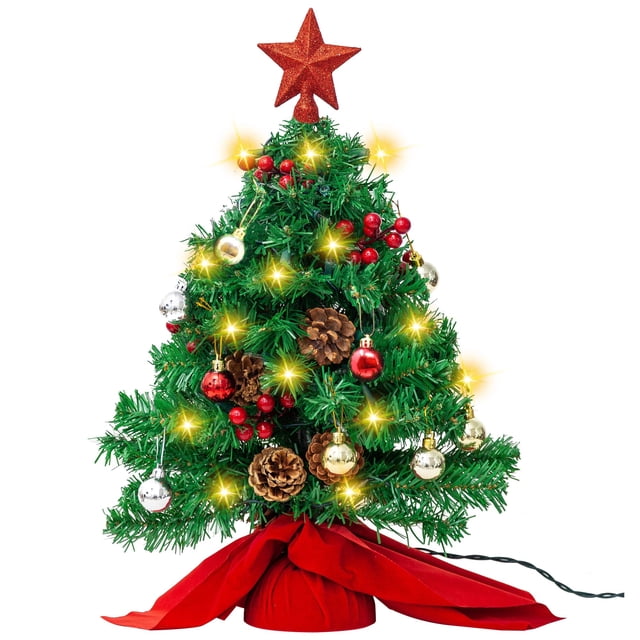 Árbol de Navidad de mesa Joiedomi Artificial Mini Xm 58 cm