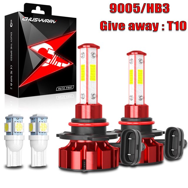 LED Headlight kit 9005 6000K White Bulbs High Beam For Chevy Traverse 2009-2012