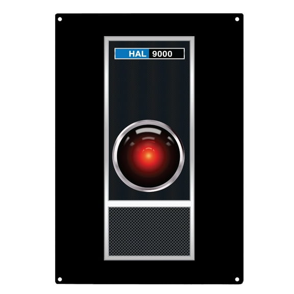 2001 HAL 9000 Interface Aluminum Sign