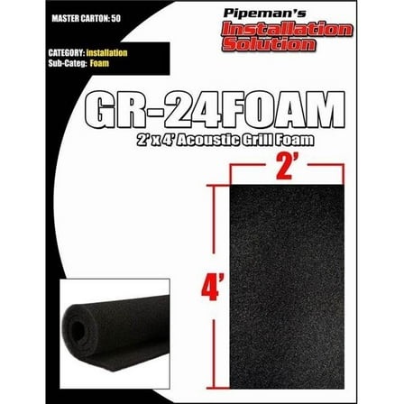 Audiopipe GR-24FOAM 2 x 4 ft. Foam Backing Only
