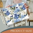 thumbnail image 2 of Blue Hydrangea Flowers Dish Drying Mat,Bird Drying Rack Pad Countertop Dishes Ultra Absorbent Microfiber Kitchen Counter Mat for Coffee Countertop Decor 18x24 Inch, 2 of 7