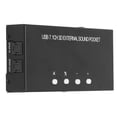 thumbnail image 4 of Tarjeta de sonido de 7,1 canales Sonido envolvente Entrada de micrófono dual Tarjeta de sonido externa estéreo para computadoras, 4 of 5
