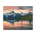 thumbnail image 4 of Snow Mountain Lake Summer Nature Wilderness Photography Canvas Wall Art for Home Decor Ready-to-Hang, 4 of 18