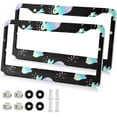 thumbnail image 2 of Coolnut Galaxy Bunny 2 Holes Car License Plate Frames 2PCS, Car License Plate Holder with Screw Caps Cover Set Automotive Exterior Parts Decoration for US Vehicles, 2 of 7