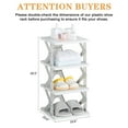 thumbnail image 3 of VECELO 4 Tier Shoe Rack, K-shaped Foldable Shoe Shelf Without Assembly, Space-Saving Shoe Storage Organizer for Bedroom, Living Room, Entryway, Gray, 3 of 6