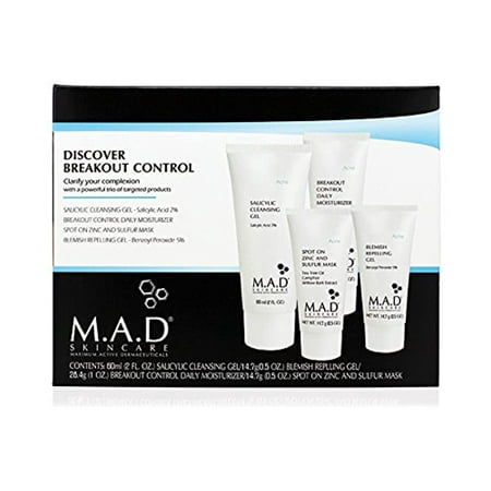 M.A.D Skincare Discover Breakout Control Acne Travel System Set