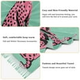thumbnail image 5 of FORMRS Womens Scarf Winter Soft Long Big Warm Shawls Wrap Tassel Scarves, Pink Cheetah, 5 of 9