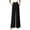 C-Black91, variant on DHFJKG Womens Wide Leg Suit Pants Lightweight High Waist Floor-Length Solid Color Pleated Trousers Office Lady Casual Trousers