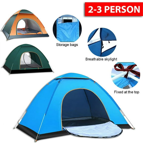 SAYFUT Waterproof 2-3 Person Tent Backpacking Hiking Camping Tent Sun Shelter