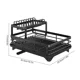 thumbnail image 3 of Dish Drying Rack Kitchen Adjustable Stainless Steel 2 Tier Plates Organizer Dish Bowl Drainer Storage Rack Kitchen Storage Tools, 3 of 5