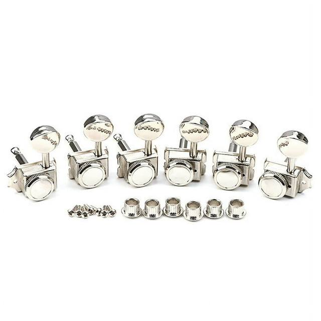 6pcs Guitar Locking Tuners Left-Handed Locking Guitar Tuning Pegs Instrument Accessories
