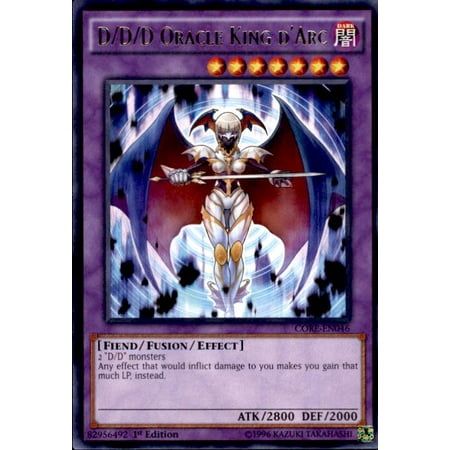 Yu-Gi-Oh Clash of Rebellions Single Card Rare D/D/D Oracle King dArc