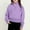 Purple, variant on JUSLIO Girls Sweatshirts Stand Collar Zipper Hoodless Sweatshirt Solid Color Pockets Pullover Long Sleeve Tops Sweatshirts(5 years）