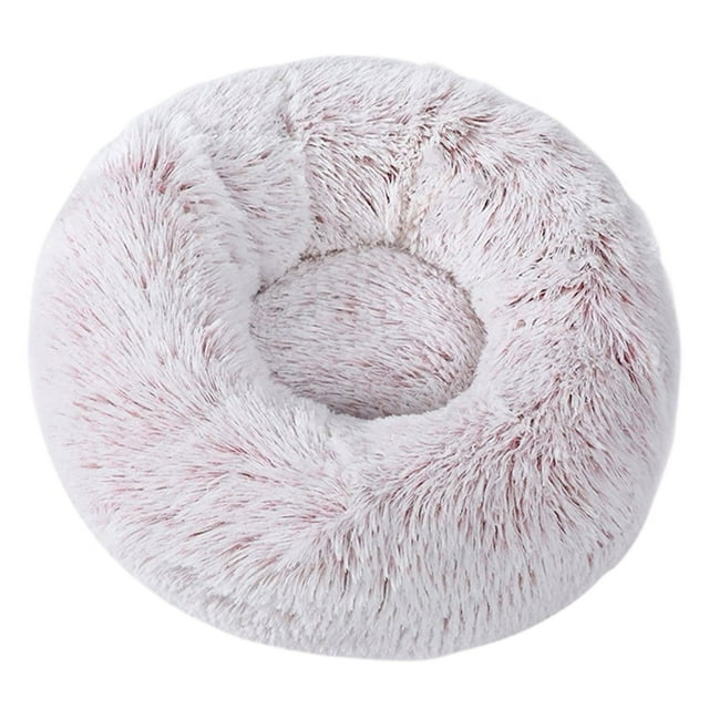 Lit Orthopédique Doux pour Animal, Coussin de Couchage d'Hiver Douillet et Chaud avec Poils Longs, Conception Réversible pour le Confort Intérieur des Chats et des Chiens