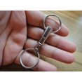 thumbnail image 4 of 2 Pack Quick Release Detachable Pull Apart Key Rings Keychains,double Spring Split Snap Seperate Chain Lock Holder Convenient Accessory Gift, 4 of 5
